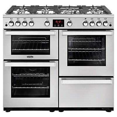 Belling Cookcentre 100G Gas Range Cooker Stainless Steel Belling Cookcentre 100G Gas Range Cooker Stainless Steel